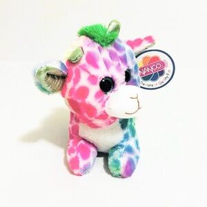 Nanco Rainbow Giraffe Plush